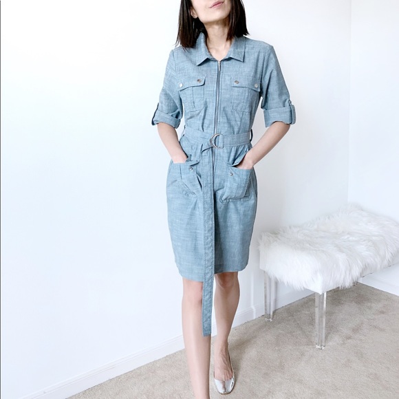 Denim Utility dress - Picture 2 of 7